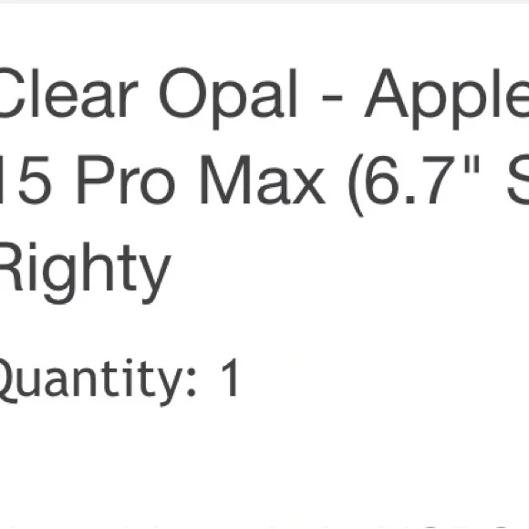 Loopy Case Fits 15 Pro Max Clear Opal - Picture 16 of 16